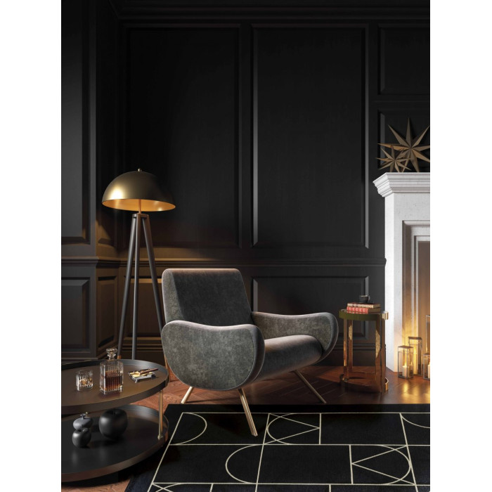 Carpet SIGNET BLACK (Art Deco Collection)